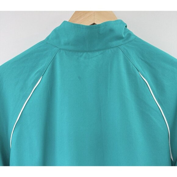 Reebok Women’s Teal Full Zip Yoga Running Jacket Size XL Athleisure - Picture 11 of 15